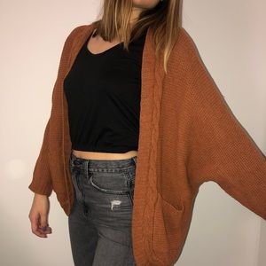 Open front cardigan